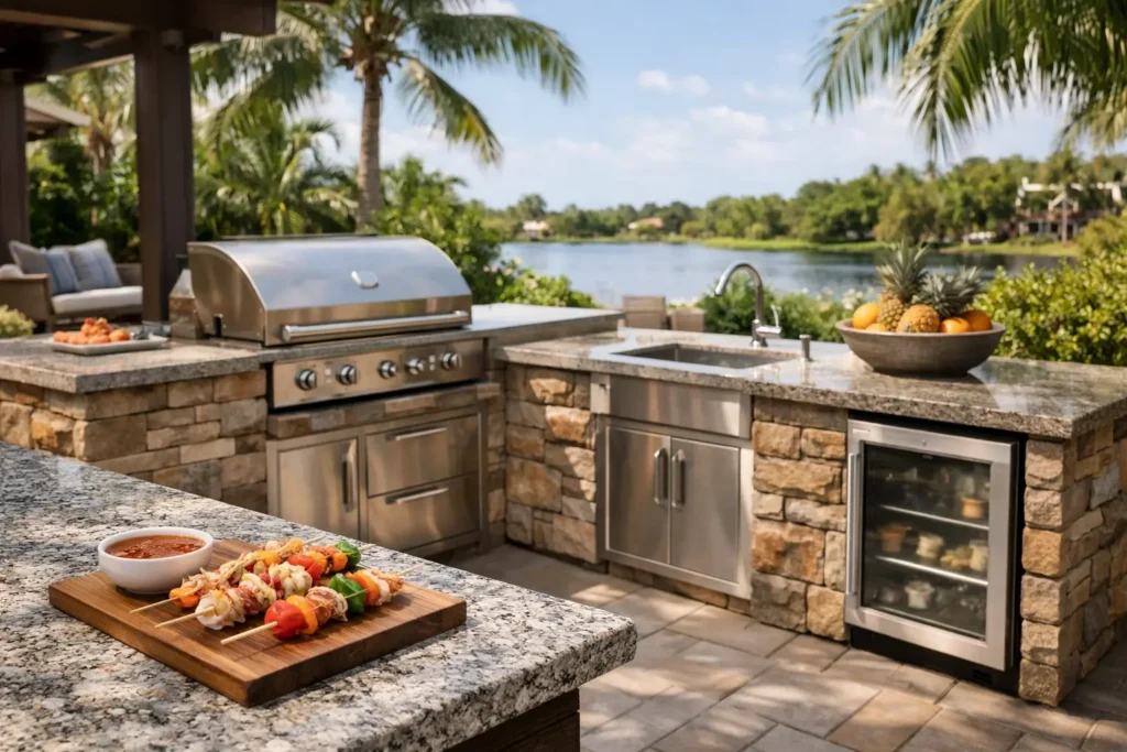Outdoor Kitchen Materials for Florida Homes